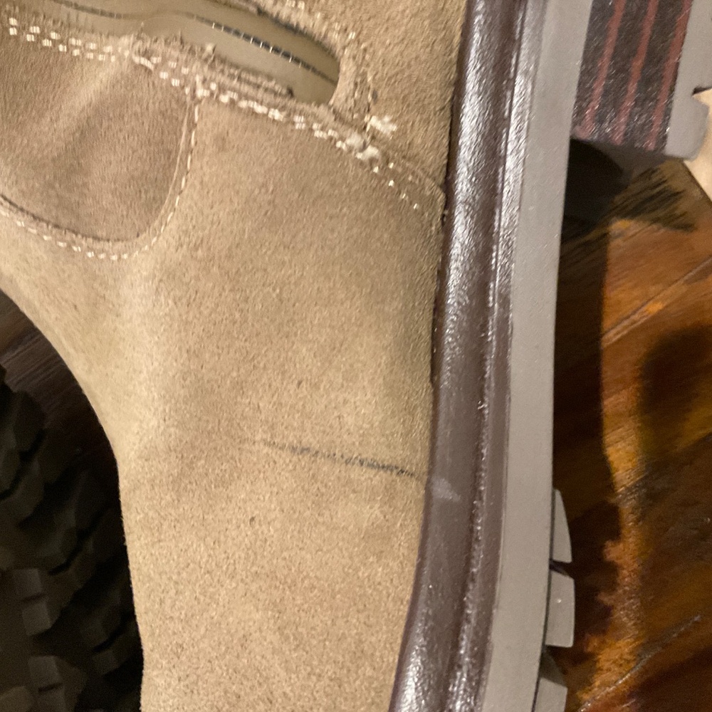 Blondo Reagan Waterproof High Lug Boot Tan size 7 - Picture 8 of 10